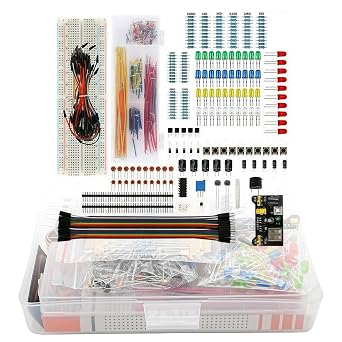 Electronic Component Starter Kit with 830-well breadboard Kit MB-102 is available in the UNO R3 component Pack Starter Starter Kit box