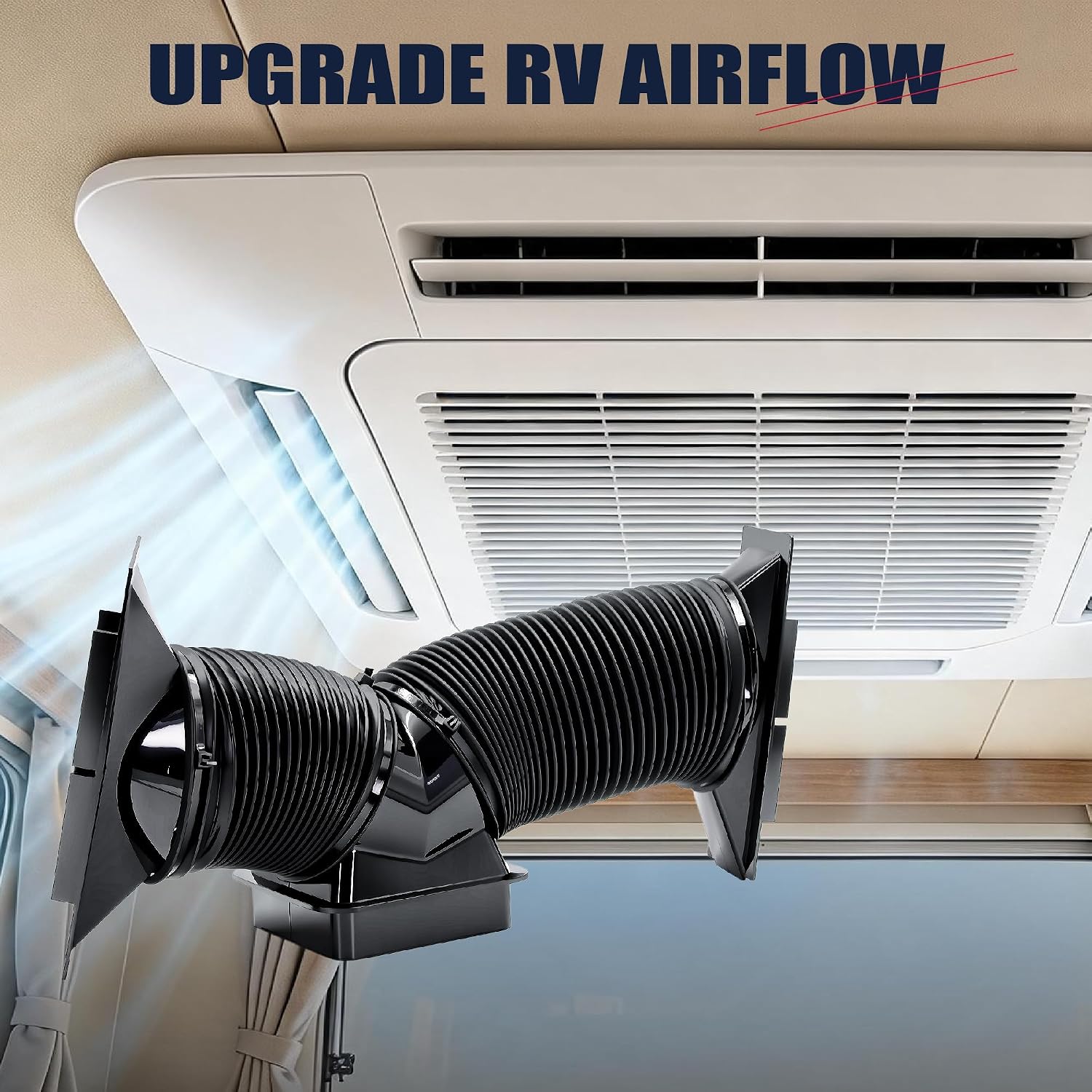 RV for Furrion HE RV Air Conditioner – NOT Compatible with Chill Cube – Ducted System Airflow Upgrade