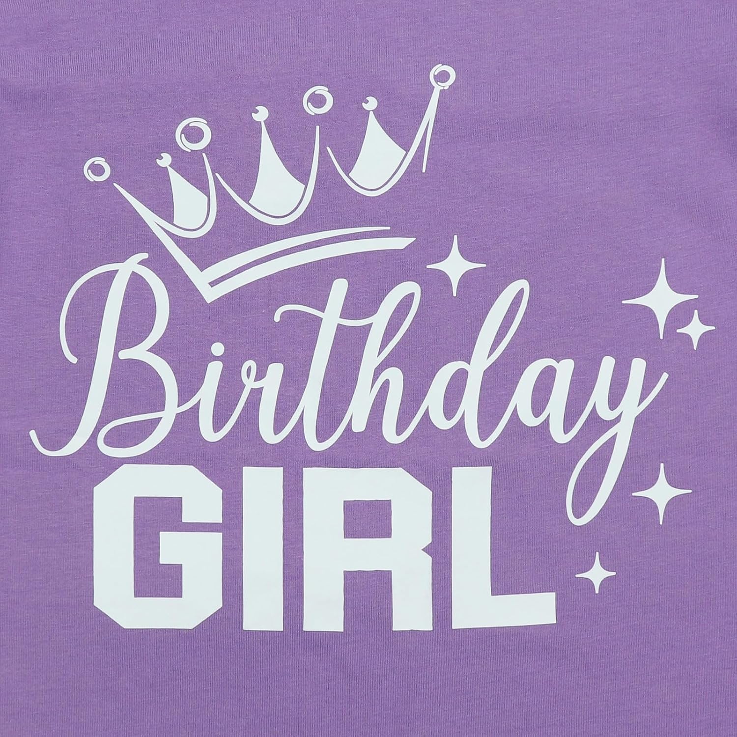 Toddler Girl Birthday Shirt Kids Cotton Short Sleeve Tshirts Birthday Party Theme Summer Tee Tops 2-7T