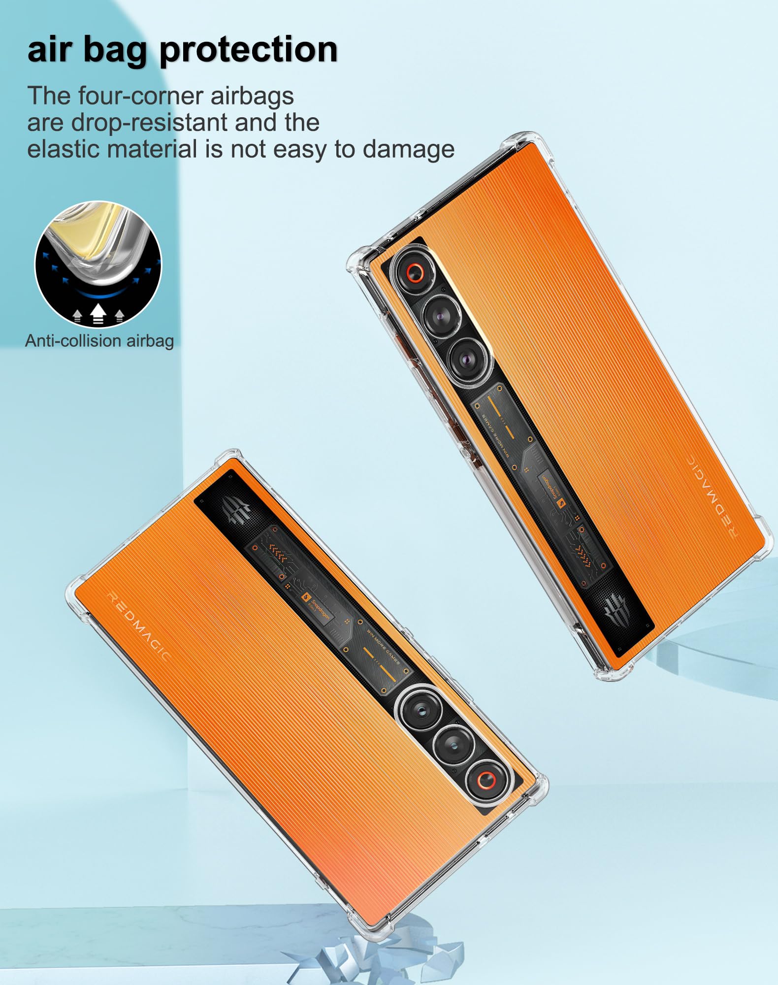 NOUKAJU Schutzhülle Für Redmagic 10 Air – Magnetische Kühl-Hülle Mit Vollem Schutz