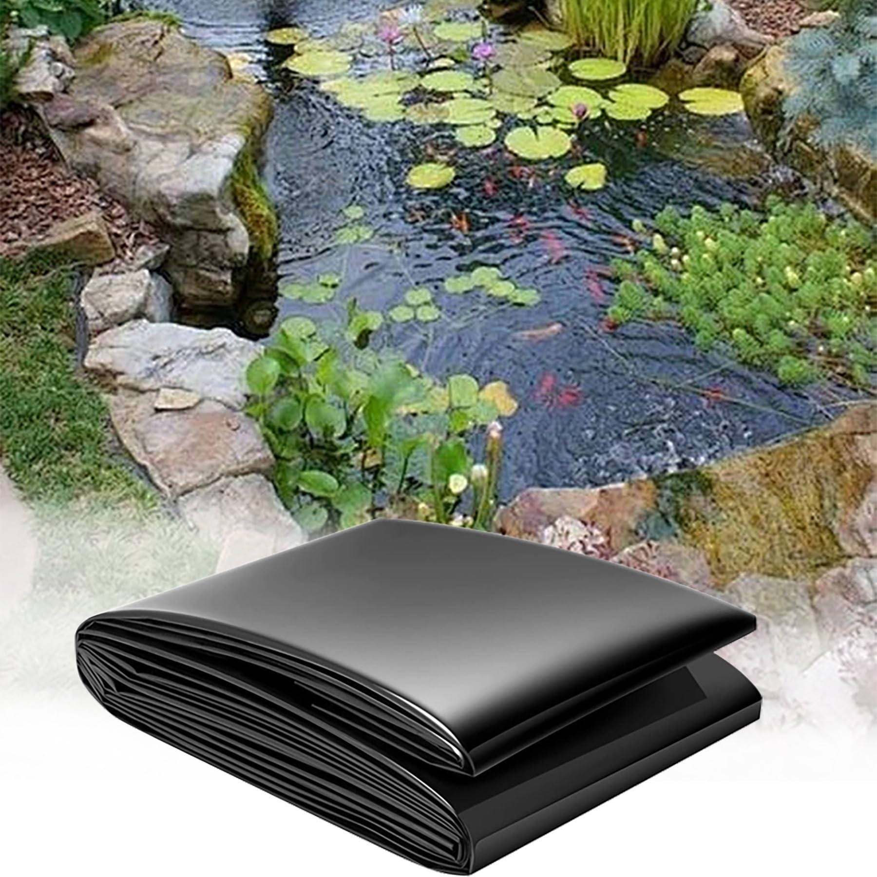 Bâche pour bassin de jardin étanche contre fuites et usure