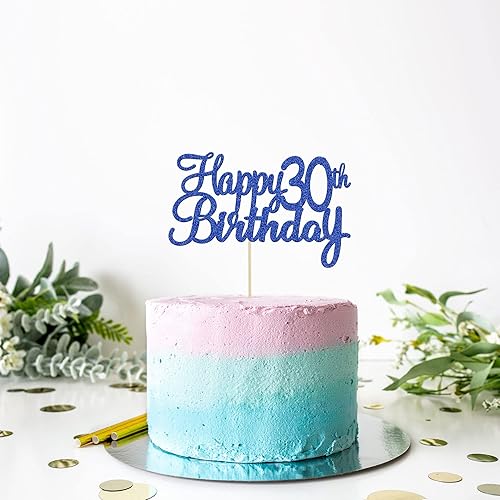 Miniatura 50 de Gyufise 1 decoración para tarta de cumpleaños número 21 con purpurina para tarta de cumpleaños, saludos a 21 años, veintiuno, fabulosa decoración