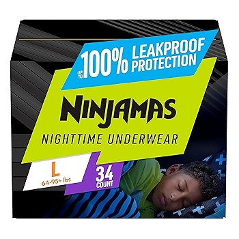 Ninjamas Nighttime Bedwetting Underwear for Boys