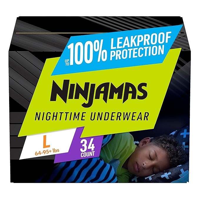 Ninjamas Nighttime Bedwetting Underwear for Boys