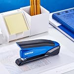 PaperPro inPOWER20 - 3 in 1 Stapler - One Finger, No Effort, Spring Powered Stapler, Blue (1122)