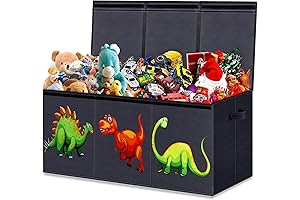 Toy Storage for Boys: Collapsible Sturdy Storage Bin with Lids