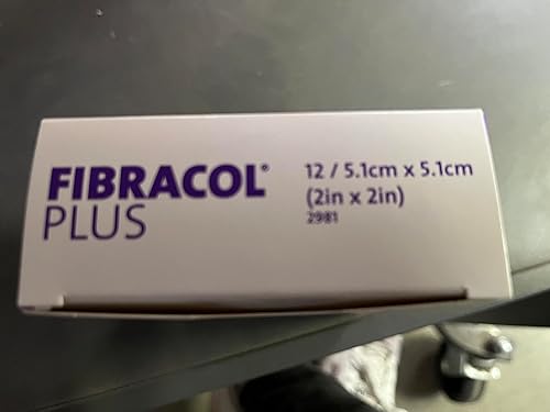 Miniatura 5 de FIBRACOL PLUS 2981 Vendaje de colágeno para heridas con alginato, 2" X 2" - (1 cada apósito)