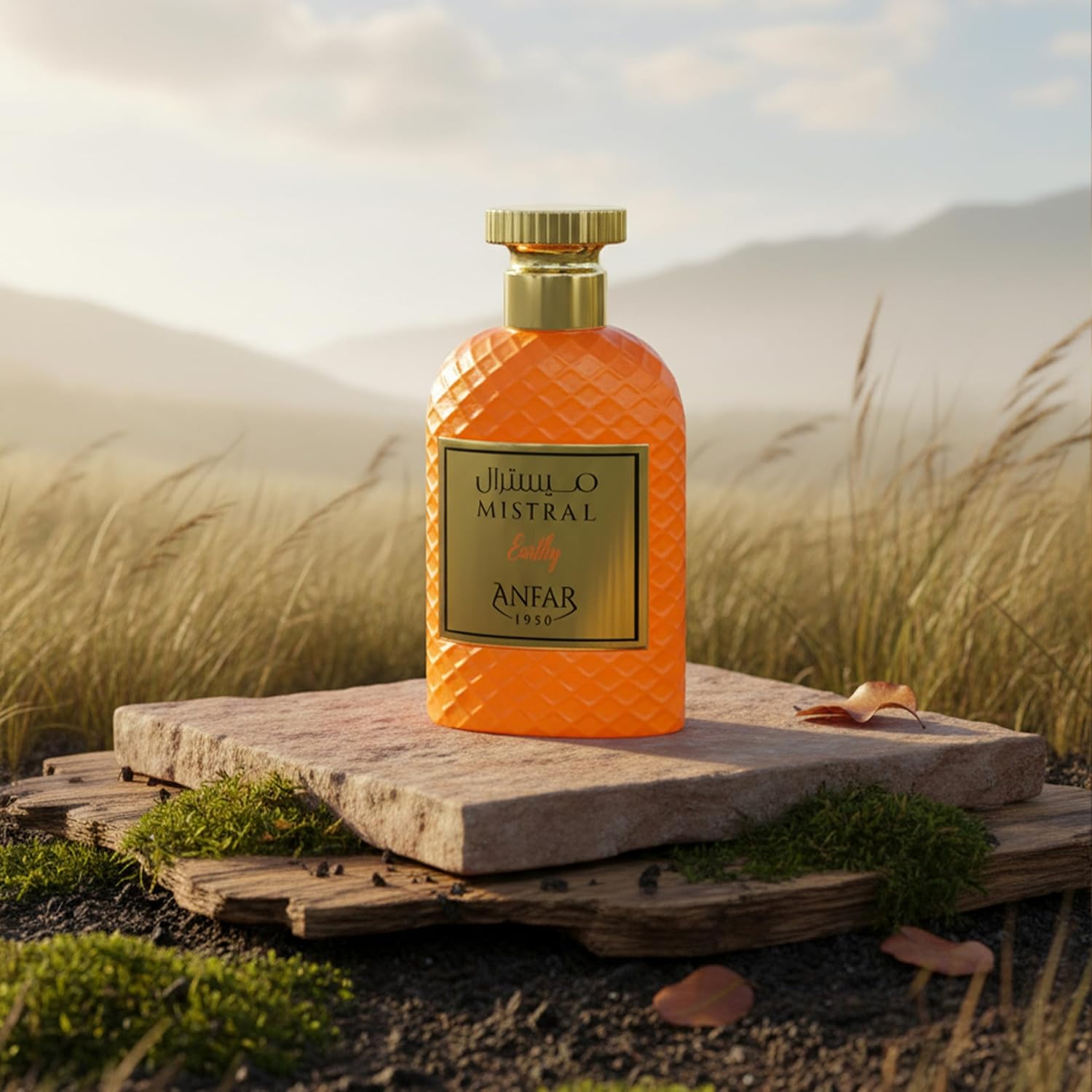 Anfar Mistral Earthy - Perfume for Women and Men - Opens with Spicy Citrus Notes of Cinnamon, Cardamom, Bergamot, Orange Blossom - 3.4 oz