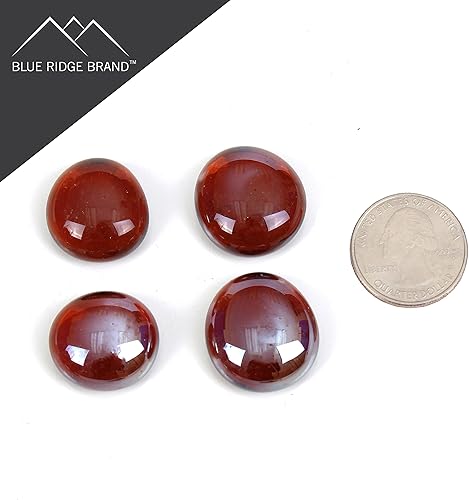 Miniatura 7 de Blue Ridge Brand  Perlas de vidrio templadode calidad profesionalperlas de 12" vidrio de espejo reflectante para hoguera y paisajismo, Ámbar (Dark