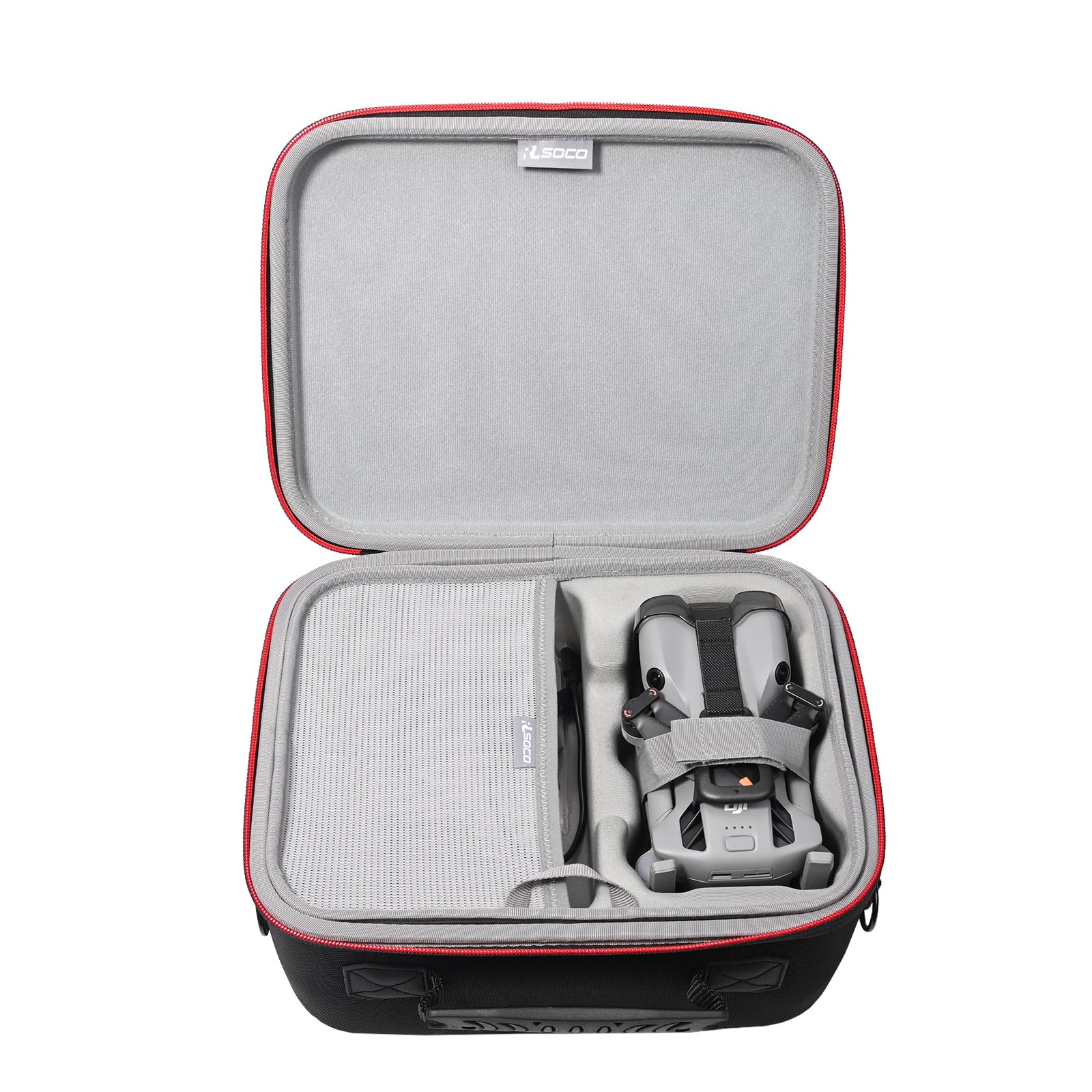 il caso per dji mini 5 pro con accessori corpo rc controller batterie carica propulsori e più