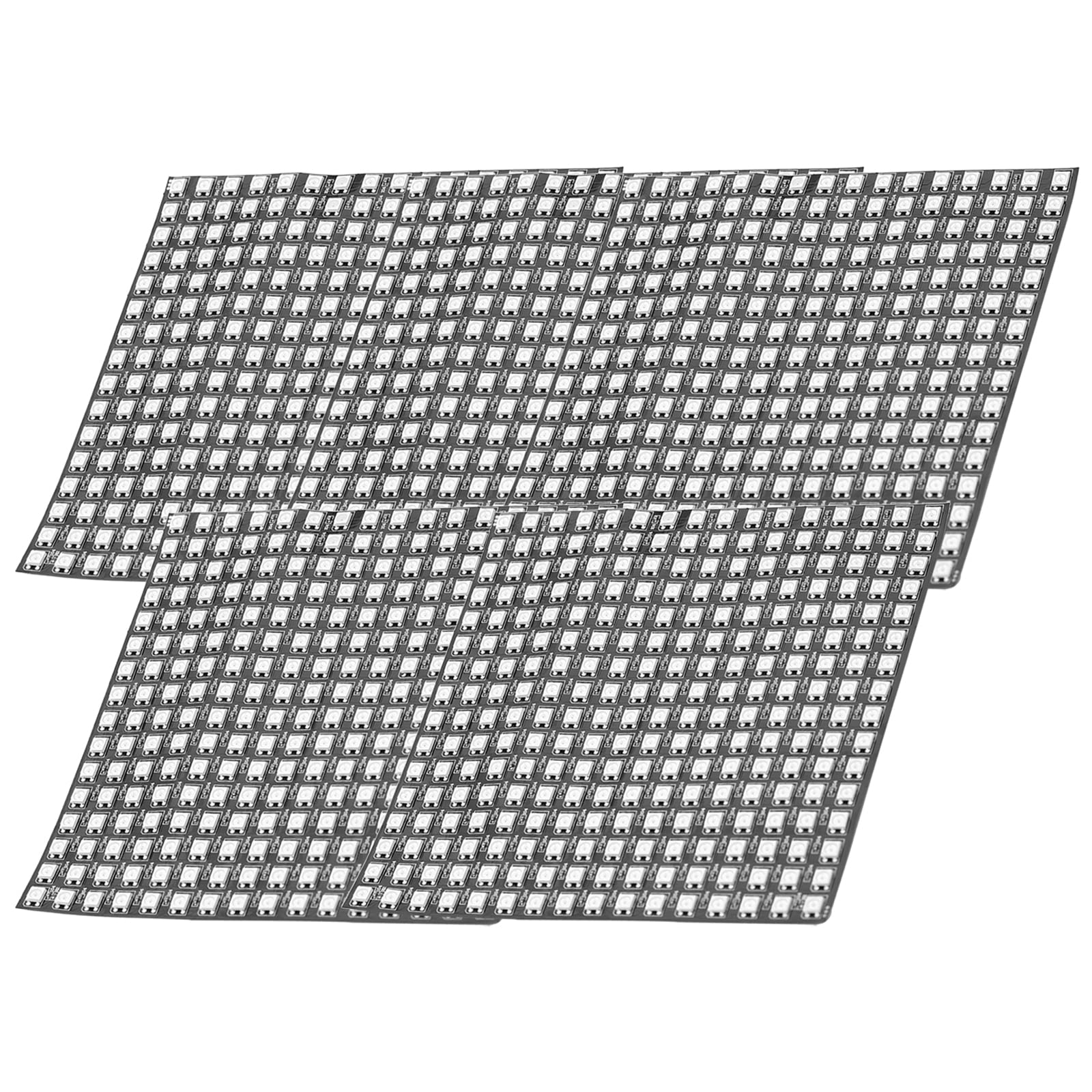 AZDelivery 5 x Pannello LED RGB WS2812B 16x16 256 LEDs Modulo Led flessibile 5050SMD IC Funzioni di colore pieno indirizzabile singolo con DC5V compatibile con Raspberry Pi