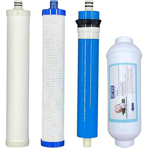 Culligan AquaCleer AC-30 Reverse Osmosis System Compatible Replacement Cartridge, Filter, and Membrane - 4 Set