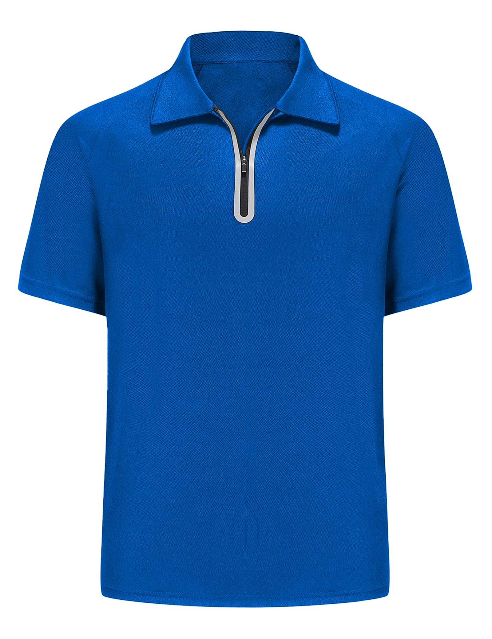 Camisas de Golf para Hombre, Ligeras, de Ajuste seco, Estampadas, absorben la Humedad, Manga Corta, Polo Deportivo