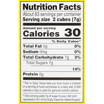 Domino Premium Pure Cane Sugar Cubes Dots, 1 Pound Box