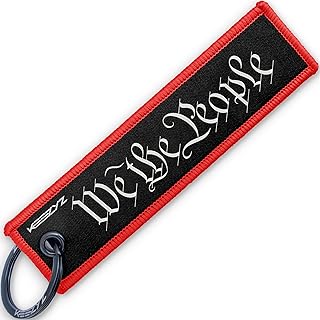 We the People Keychain | Constitution Key Tag, Historical & Patriotic Founding Document Gift for Patriots & Educators