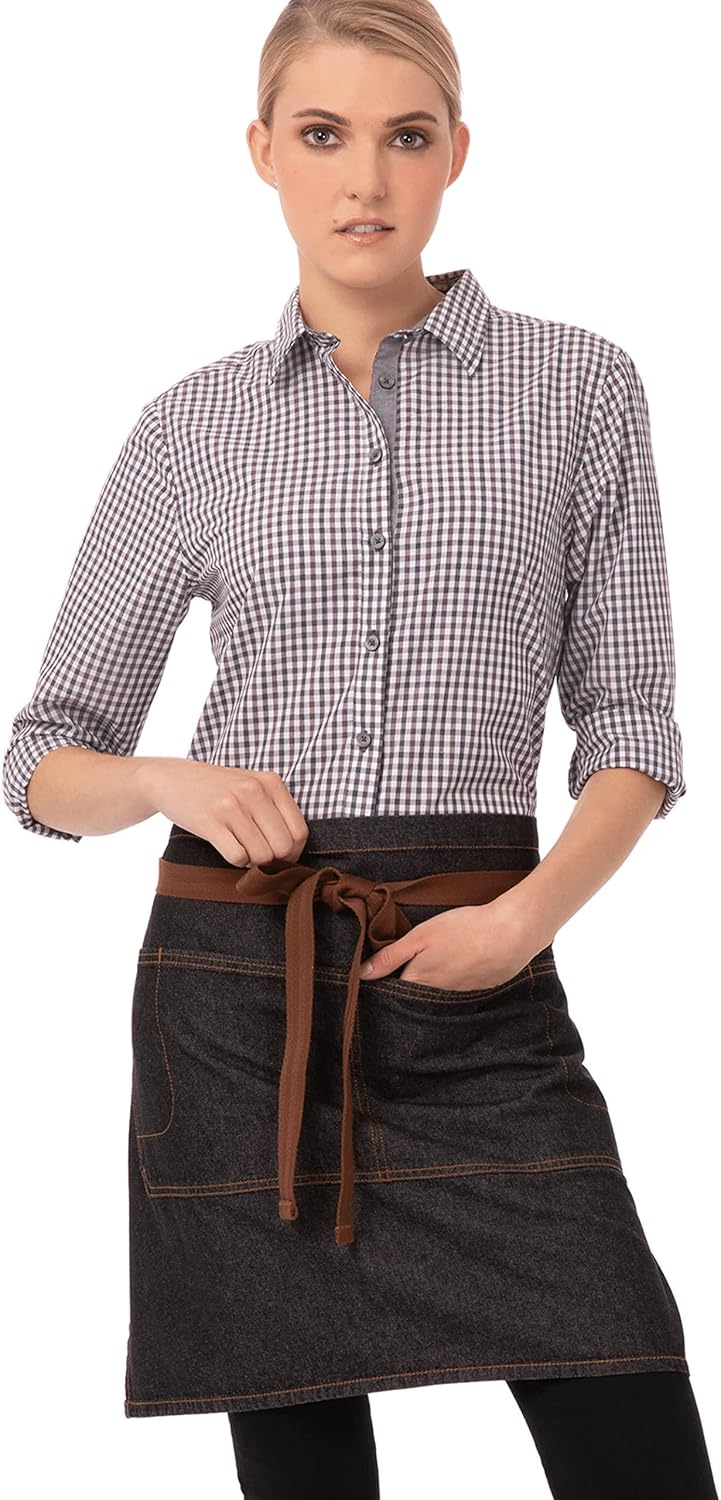 Chef Works Unisex Memphis Half Bistro Apron