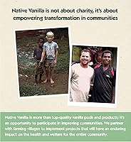 Vista 4 de Native Vanilla - Extracto de vainilla puro – 4 onzas líquidas – Hecho de vainillas de vainilla premium para chefs y cocina casera, hornear y hacer
