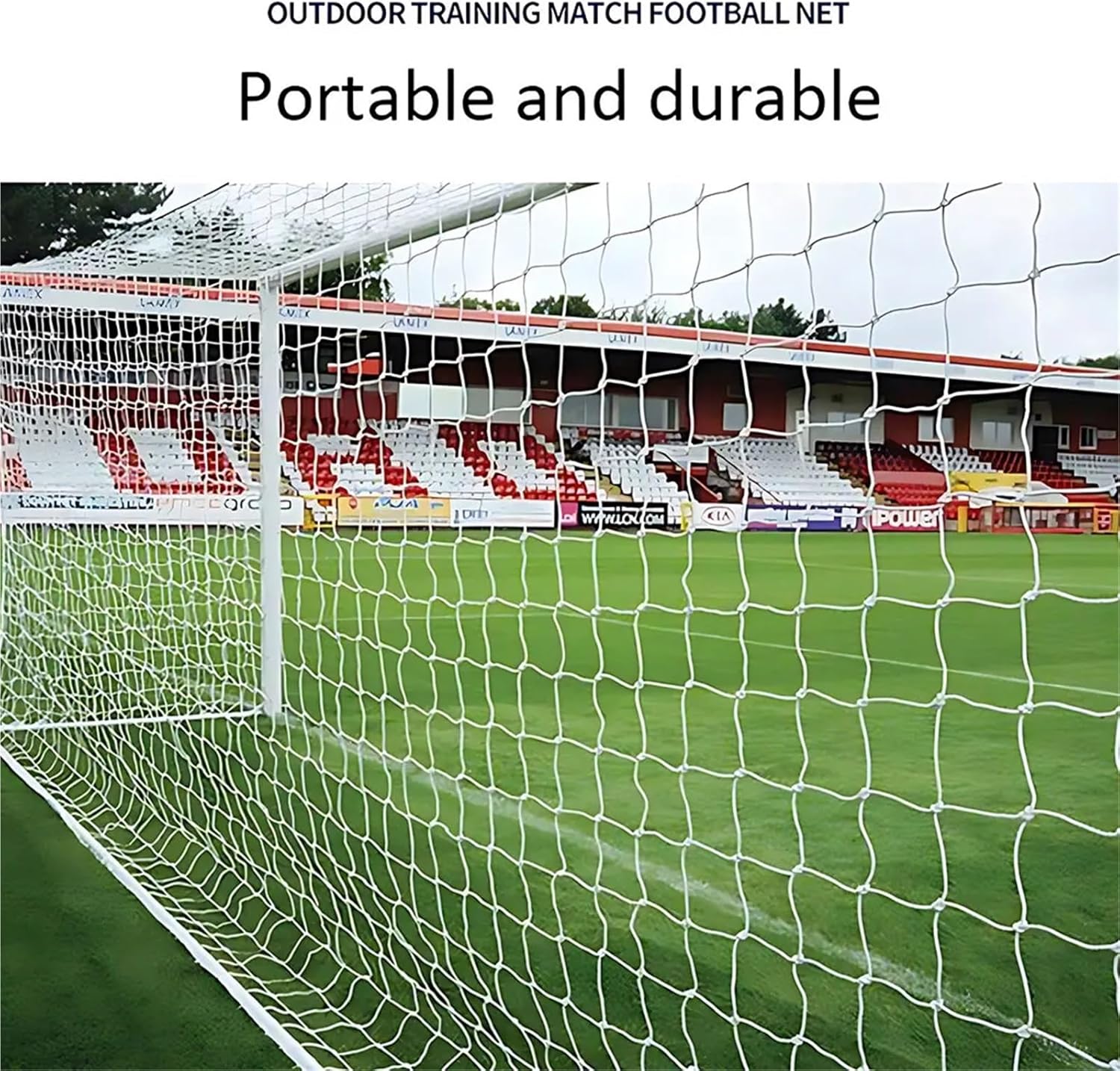 Soccer Goal Net Soccer Goal Net Outdoor Training Football Door Netting Reusable Portable
