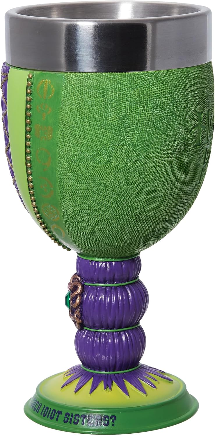 Enesco Disney Showcase Hocus Pocus Winnifred Sanderson Cursed Decorative Chalice Goblet, 7.09 Inch, Multicolor