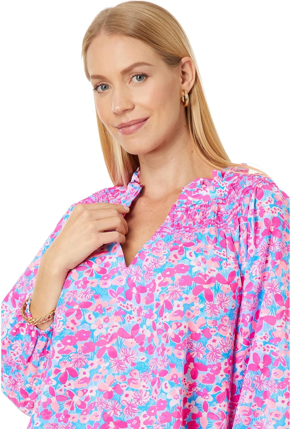 Lilly Pulitzer Women's Lourdes 3/4 Sleeve Cotton