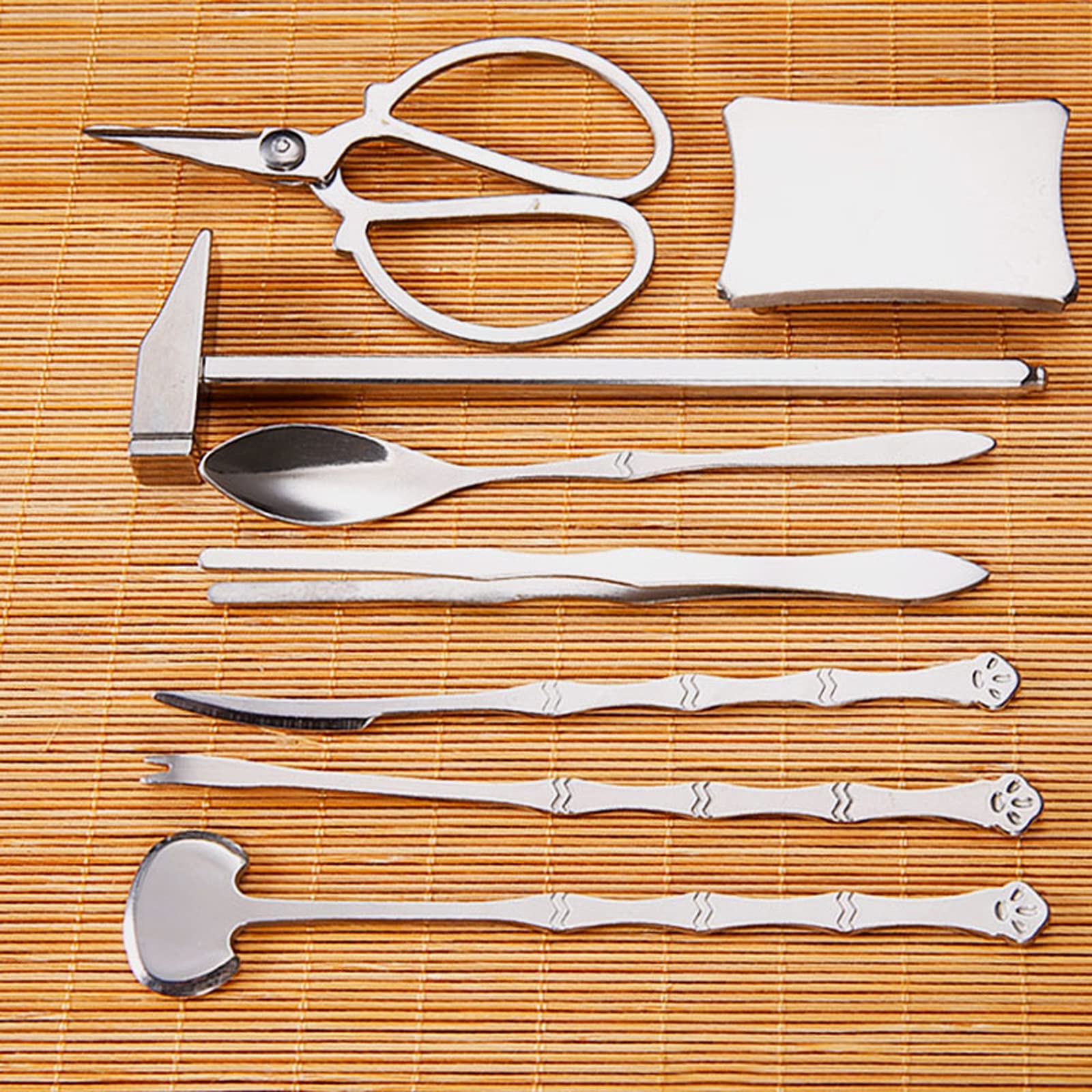 QINGGANGLING999 Utensili per Frutti di Mare Set di Utensili per la casa Set di Utensili da Frutti di Mare 8 Pezzi Strumento di Pesce Amanti dei Frutti di Mare per l'aragosta, Granchio,