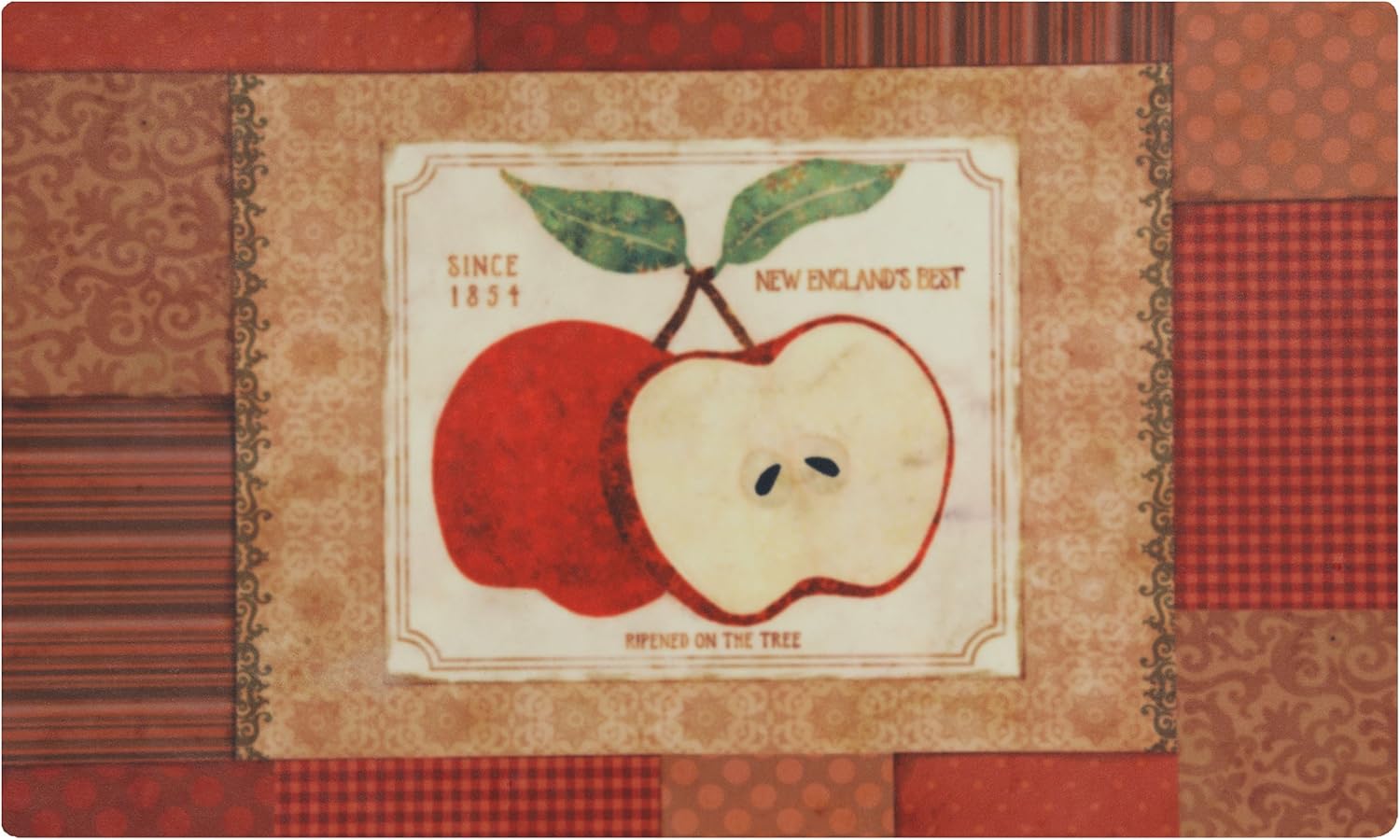 Townhouse Rugs Eco Cushion Heirloom Apples 18Inch by 30