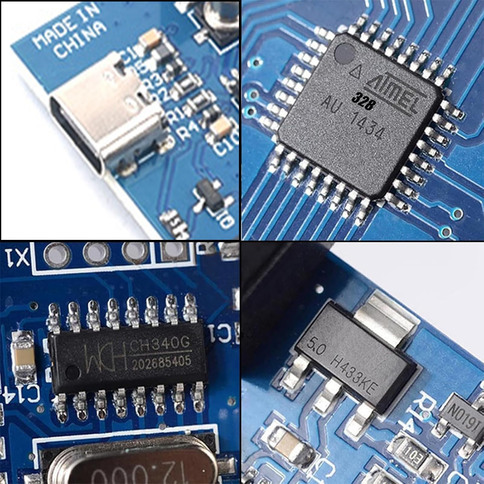 GERUI Per scheda Mega-2560-R3, per scheda di sviluppo Mega-2560, compatibile con modulo 2560 R3, migliorato 6,5 ~ 12 V, compatibile con Arduino