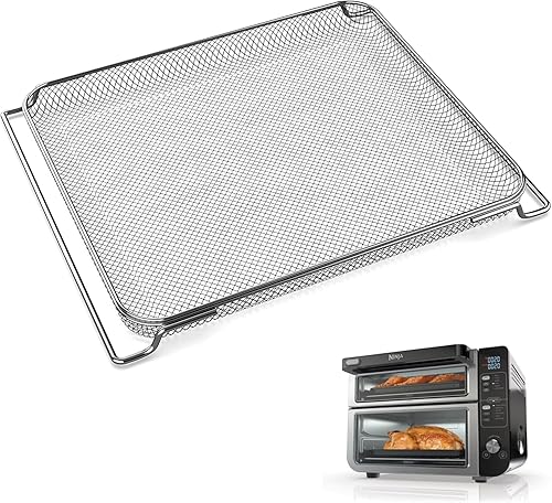 Cesta de repuesto para freidora de aire Ninja DCT401 DCT451 DCT402BK doble horno, cesta de freidora de aire de acero inoxidable para horno tostador