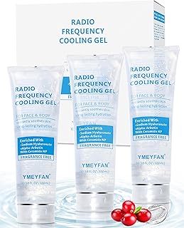 YMEYFAN Conductive Gel for Microcurrent Radio Frequency Facial Device Cooling Gel, Fragrance-Free, Sodium Hyaluronate, Alpha-Arbutin, Bifida Ferment Lysate, Hydrating Premium Primer(900ML)