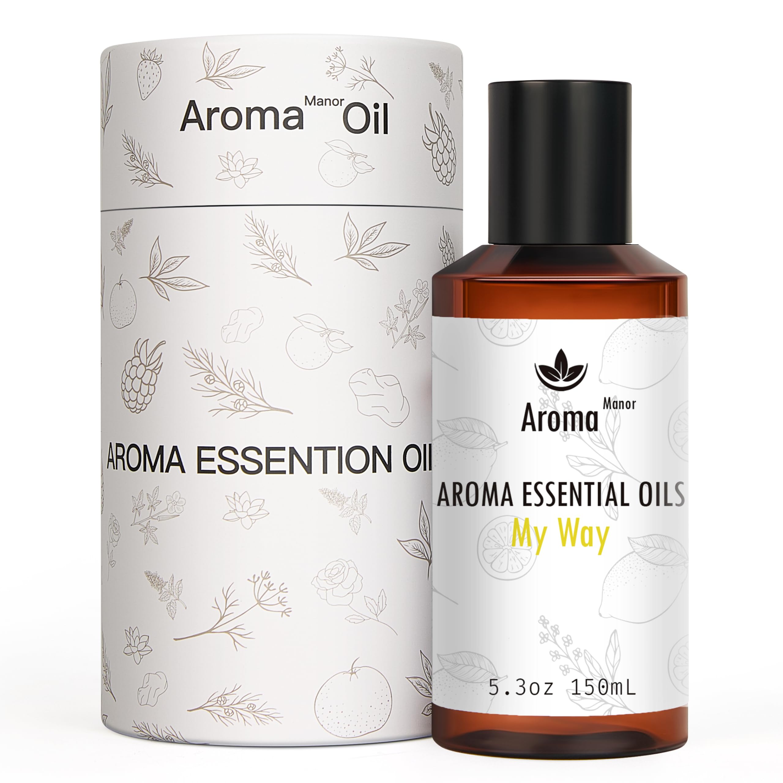 Hotel Scent Essential Oil - My Way - Luxury Hotel Inspired The 1 Hotel South Beach, Home Aromatherapy Diffuser Oil - Lemon, Bergamot - for Diffuser, Humidifier, Ultrasonic, Reed - 150ML