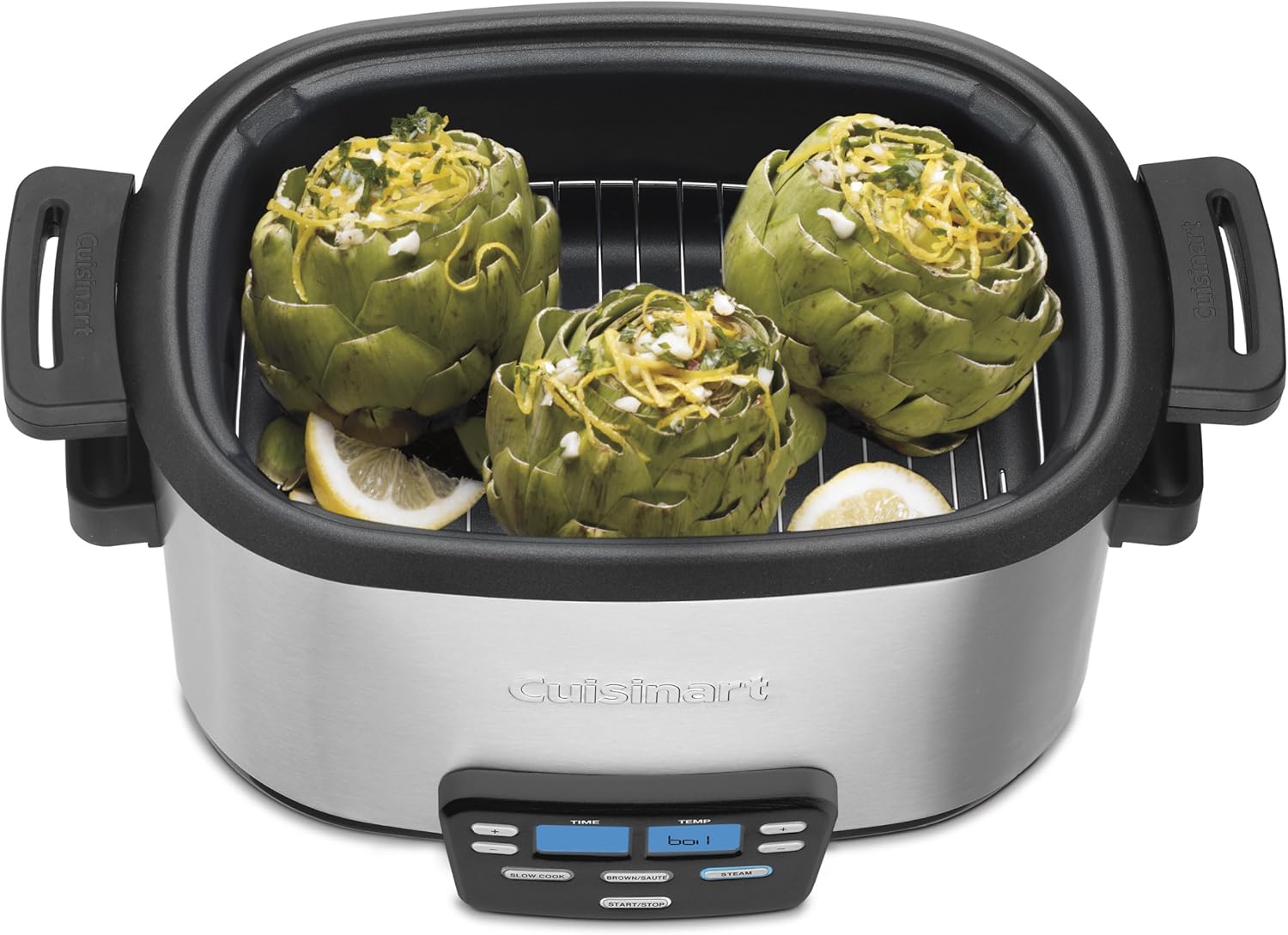 Cuisinart MSC-600 3-In-1 Cook Central 6-Quart Multi-Cooker: Slow Cooker, Brown/Saute, Steamer: Home & Kitchen