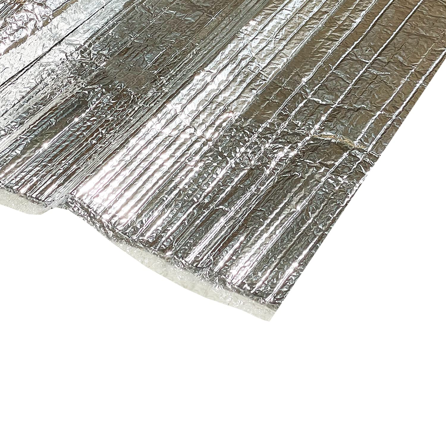 Aislante Térmico Reflexivo de Aluminio y Burbujas 50 cm x 20 m (10 m²) - Frío y Calor - Viviendas, Caravanas, Campers, Buhardillas, Uso Industrial