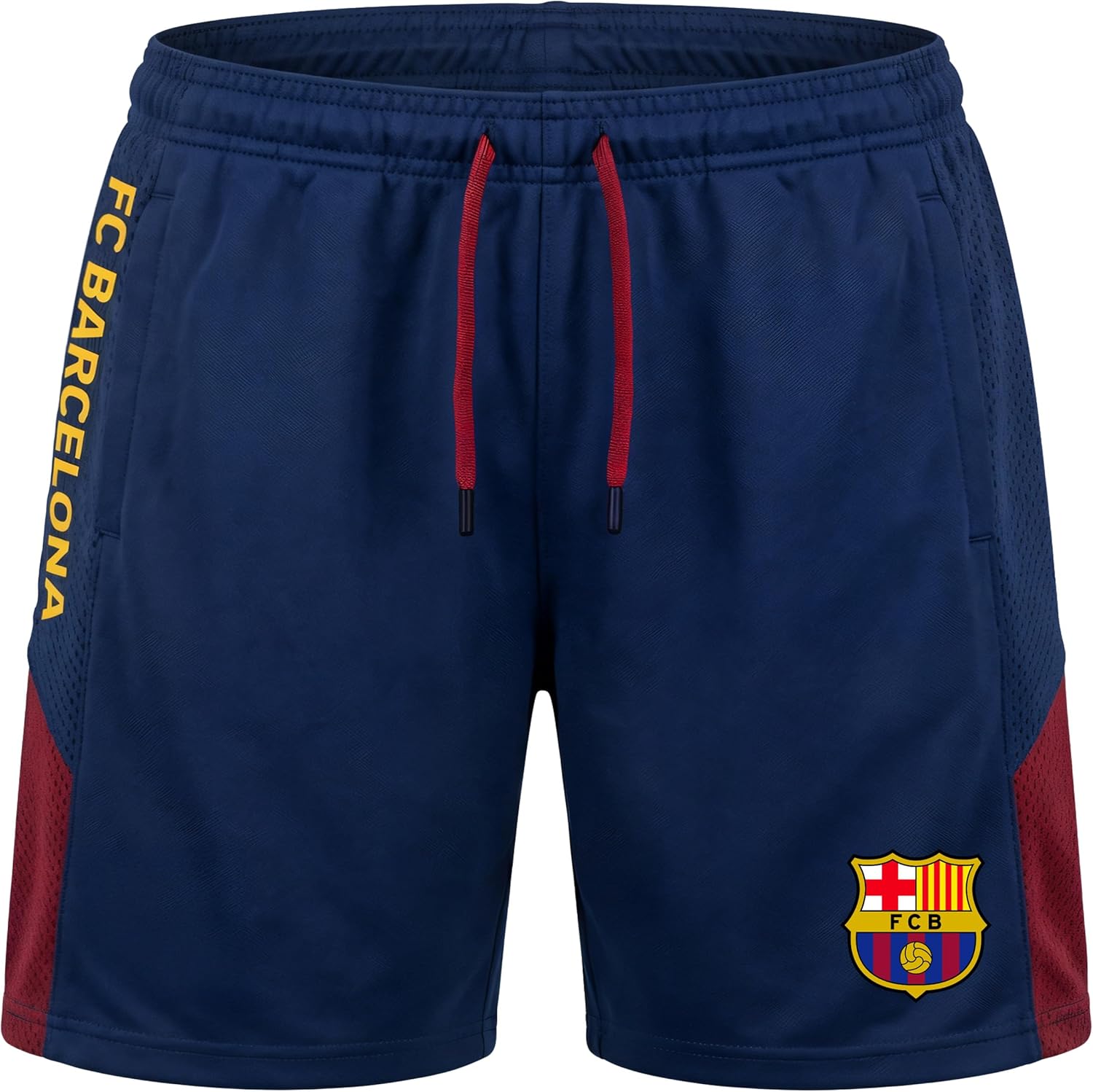 Icon Sports Officially Licensed FC Barcelona Soccer Shorts - Unisex Kids