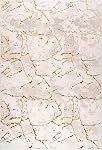 La Dole Rugs Abstract Gold Beige Premium Area Rug 6x9 pour salon Salle à manger Chambre à coucher , Non-Écart Douce Pilège moyen , Jute Backing , Fabriqué en Turquie 6'7" x 9'2" (200x280cm)
