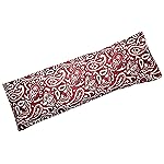 Microwavable Corn Filled Heating Pad and Cold Pack/Washable 100% Cotton Cover (Bandana - Shiny Red, 5.25in W x 17.25in L)