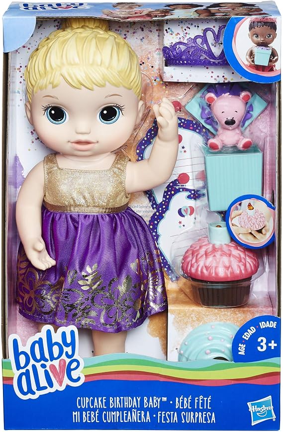 Hasbro Baby Alive E0596ES1 Birthday – Fun Baby Doll