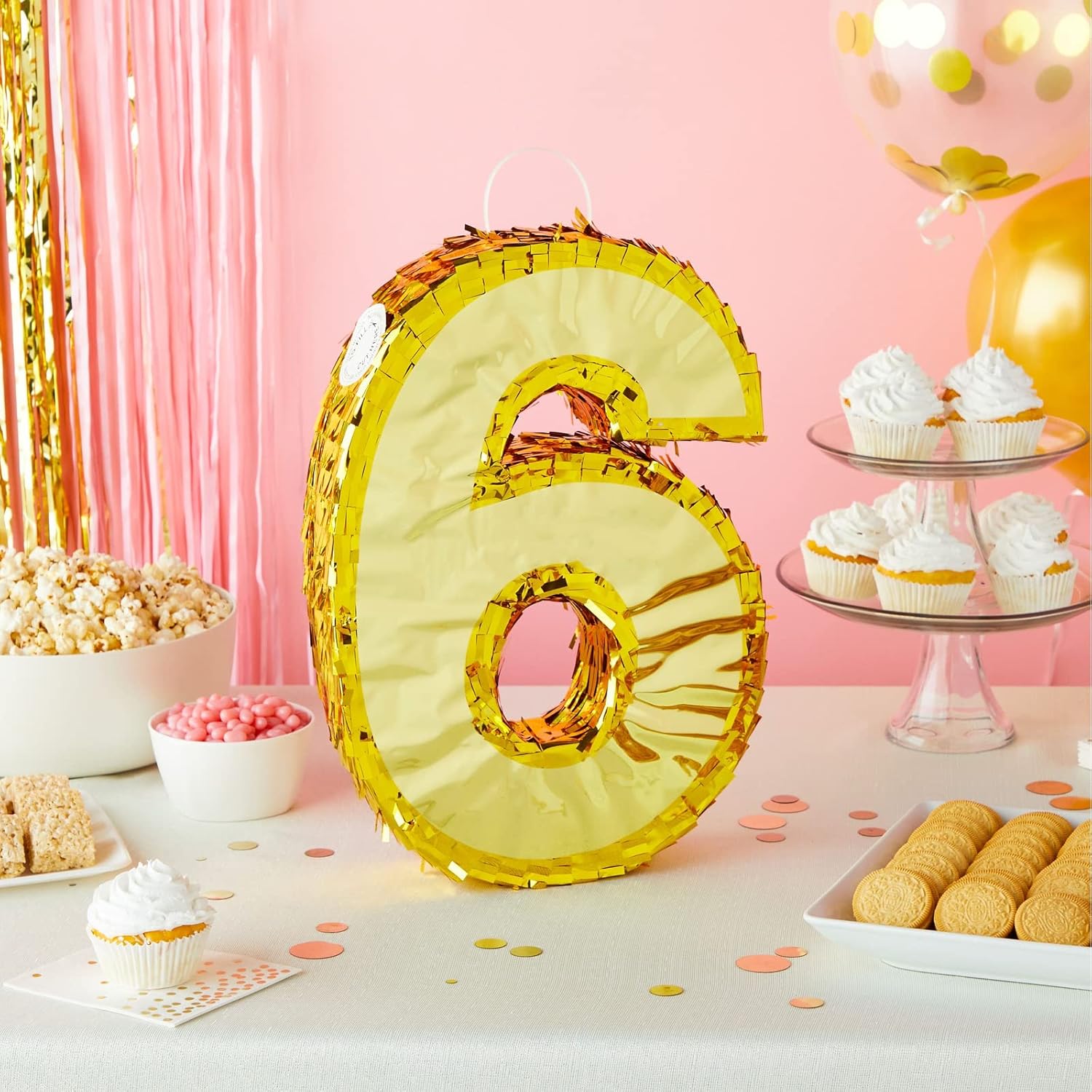 Amazon Com Gold Foil Number 6 Pinata For 6th Birthday Party Decorations Centerpieces Anniversary Celebrations Small 15 5 X 10 5 X 3 In Toys Games Amazon Com Gold Foil Number 6 Pinata For 6th Birthday Party Decorations Centerpieces Anniversary Celebrations Small 15 5 X 10 5 X 3 In Toys Games