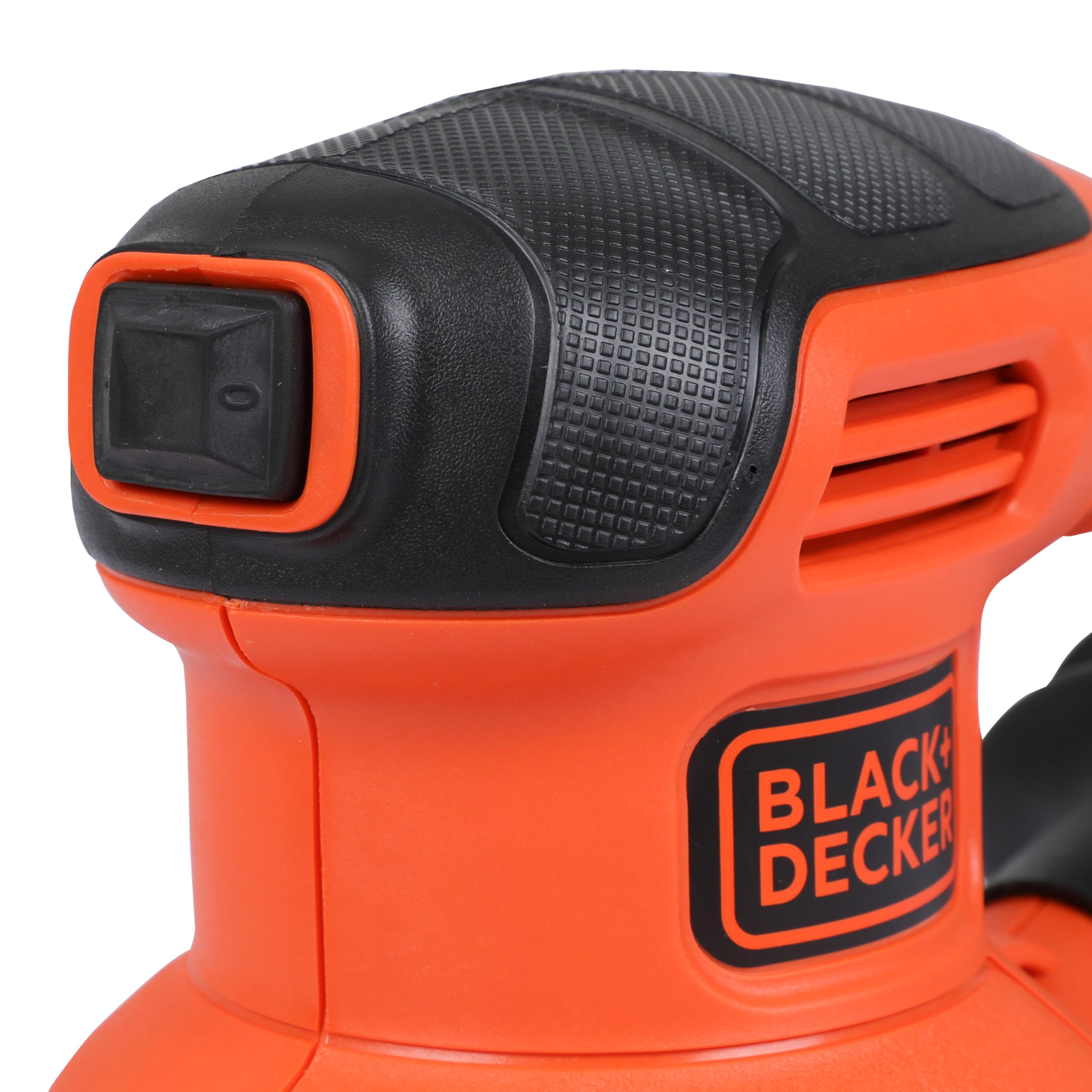 BLACK+DECKER Levigatrice roto orbitale 230W.Sacchetto raccoglipolvere incluso per un'area di lavoro più pulita. BEW210-QS
