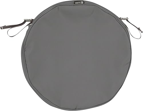 Classic Accessories - Funda de cojín Montlake para banca de patio, carbón claro