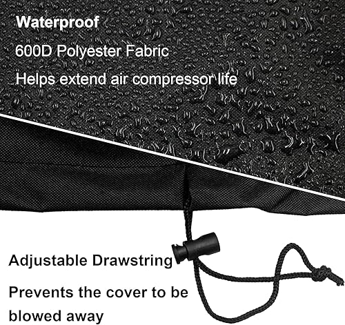 Miniatura 3 de DEWALT - Compresor de aire negro impermeable, duradero 600D resistente compresores de aire con asa, apto para artesanos, Porter-cable, compresor de