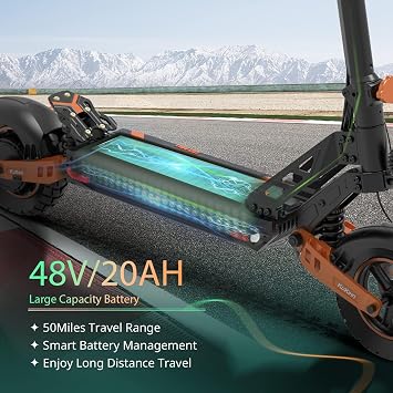 KUKIRIN G2 Max Electric Scooter with Seat, Powerful 1000W Motor, 35 MPH Max Speed, 50 Miles Range, 48V/20Ah Large Capacity Battery, Dual Brake Folding Fast e Scooter for Adult (G2max/1000W/20AH)
