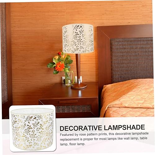 Miniatura 9 de DOITOOL Pantalla de tela rosa con dispensador de agua de lagarto, lámpara de mesa, pantalla de clip, pantalla de araña, pantalla de araña moderna,