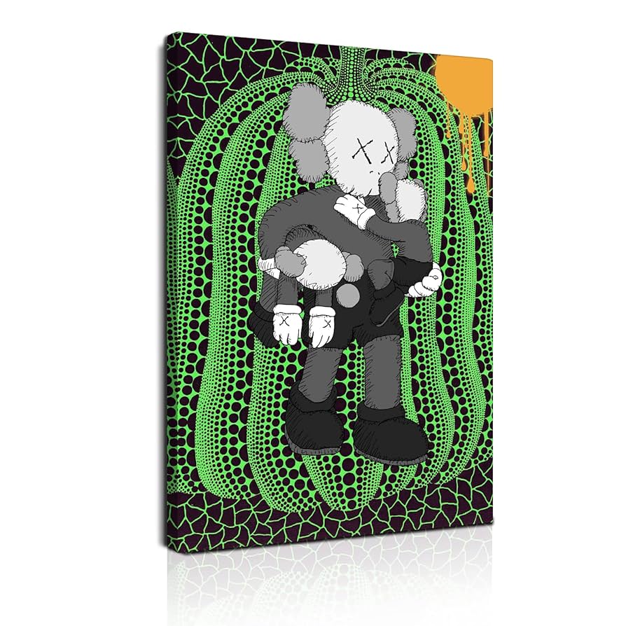 【模写】草間彌生/抽象画/静物画/油彩画/現代アート/モダンアート/額縁/絵画ｘ 模写】草間彌生/抽象画/静物画/油彩画/現代アート/モダンアート