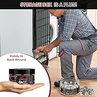 Vista 2 de Hydencam - Paquete de 60 abrazaderas de cincha PEX de 1/2 pulgada, anillos de crimpado de acero inoxidable 304 de alta calidad, anillos de sujeción