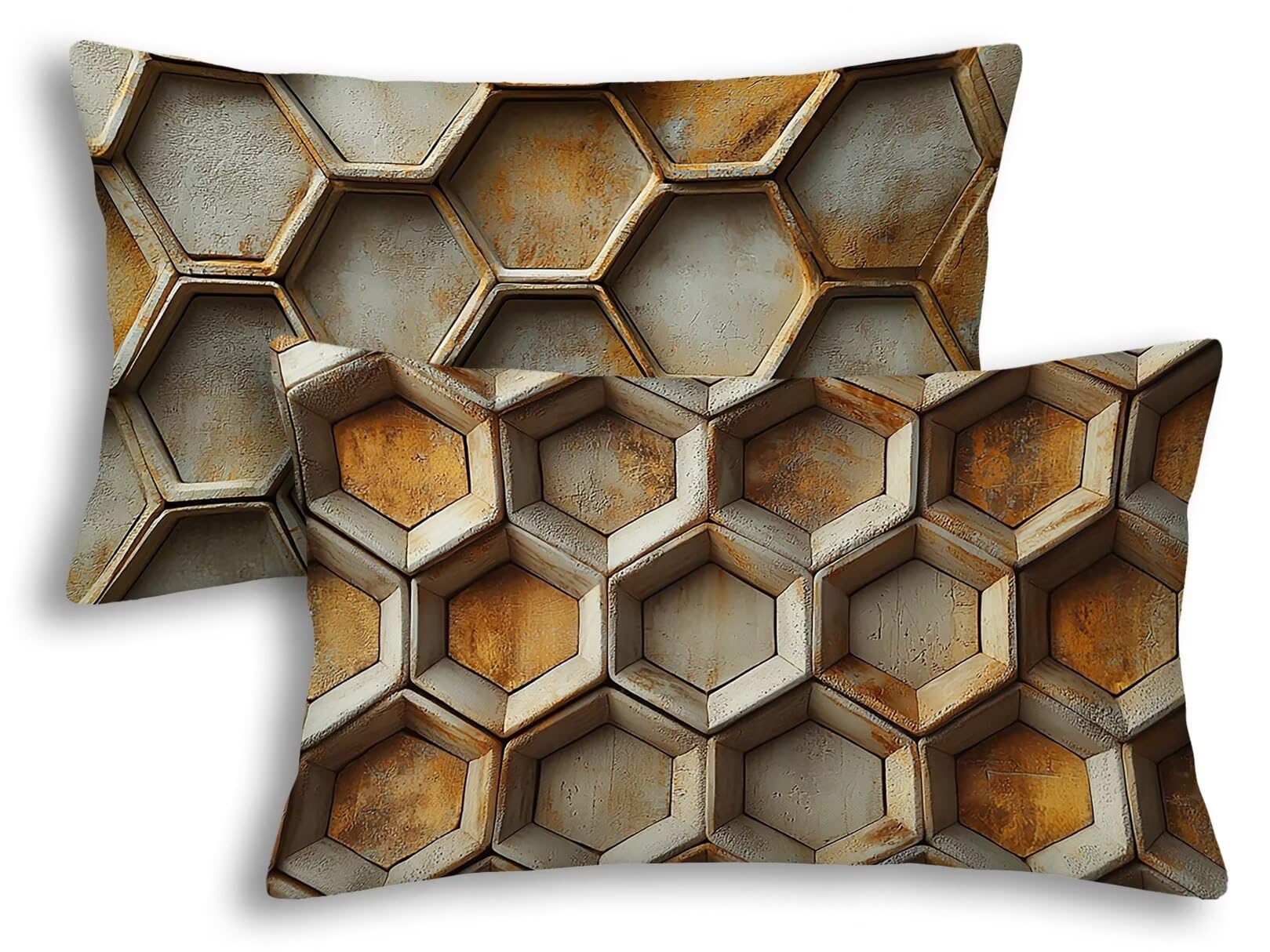 Taie d'oreiller abeille 40x80 en velours pour soulager vos cervicales et embellir le canapé