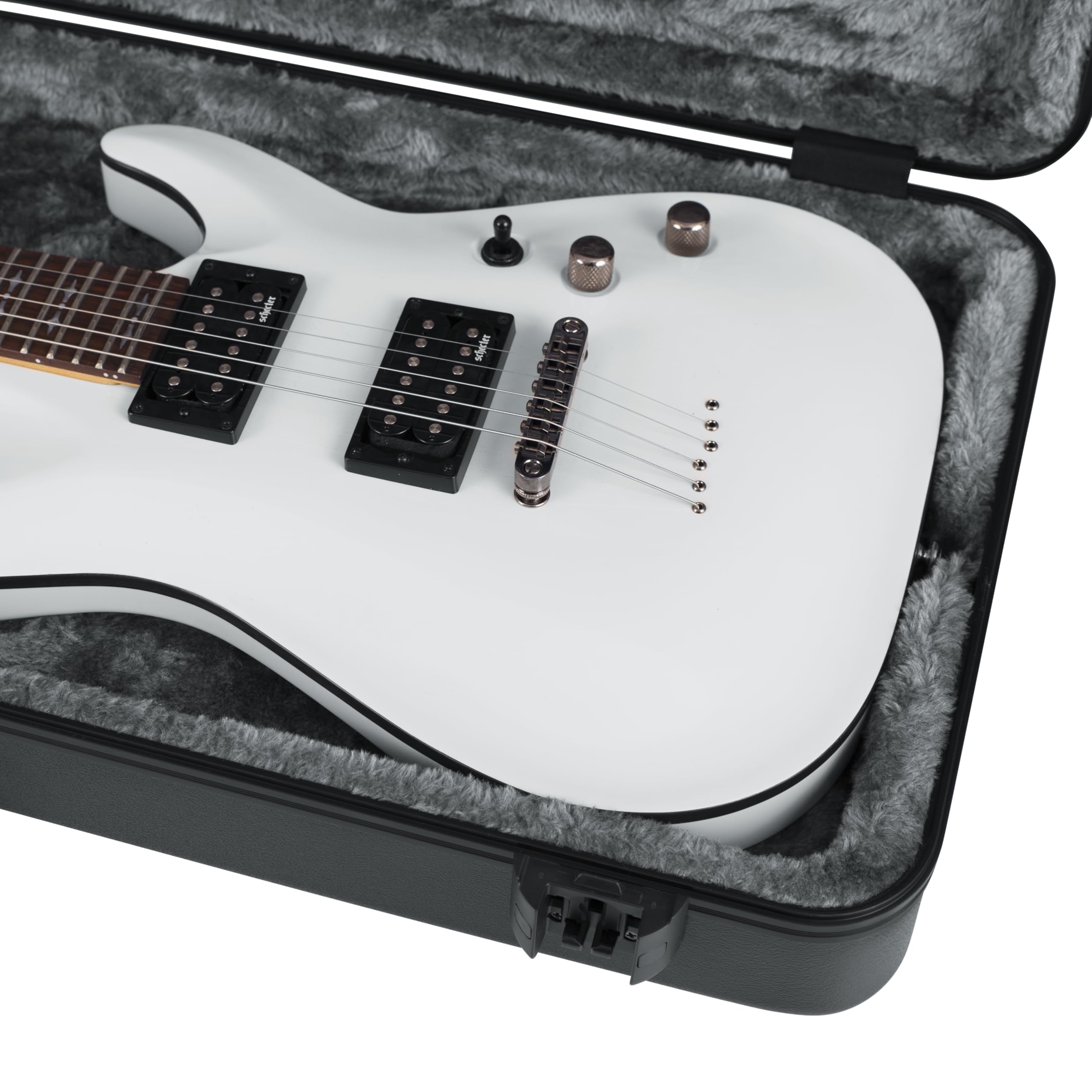 Gator GTSA-GTRELEC-LED TSA Gitarrenkoffer mit LED – Hartschalenkoffer für E-Gitarre – Flugtauglich, stoßfest, wasserdicht – Ideal für Reisen & Bühne