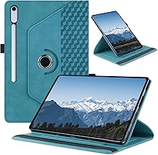 Rotating Case for Samsung Galaxy Tab S10 Lite /S10 FE 10.9 Inch 2025/S9 FE 10.9 2023/S9 11 2023, PU Leather 360 Degree Rotating Tablet Case Cover with Auto Wake, Blue