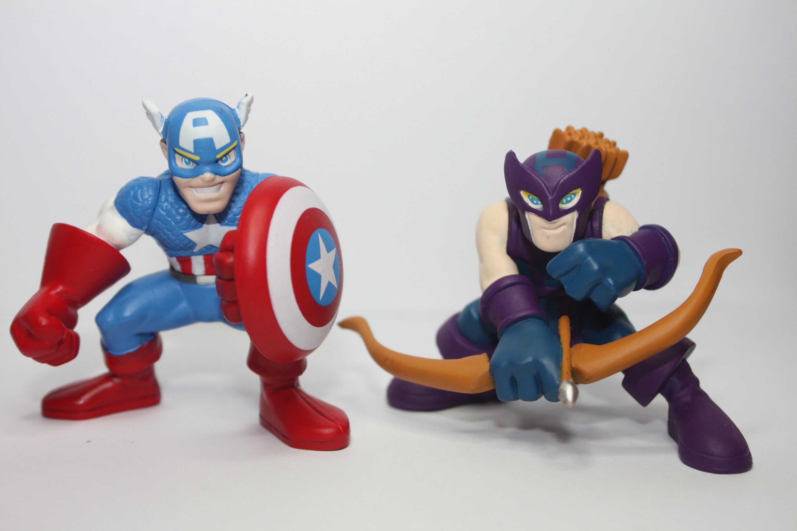 Marvel Superhero Squad Hawkeye and Captain America 2 Pack