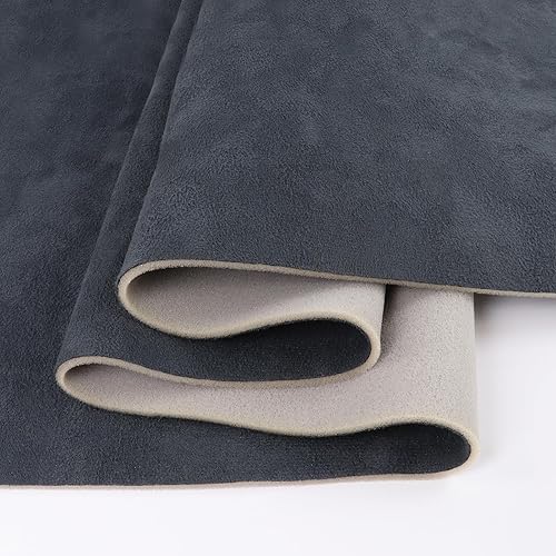 Miniatura 10 de The Yard - Tela de gamuza para techo de automóvil con material de respaldo de espuma, 60 x 36 pulgadas, tela de microgamuza para reparación de