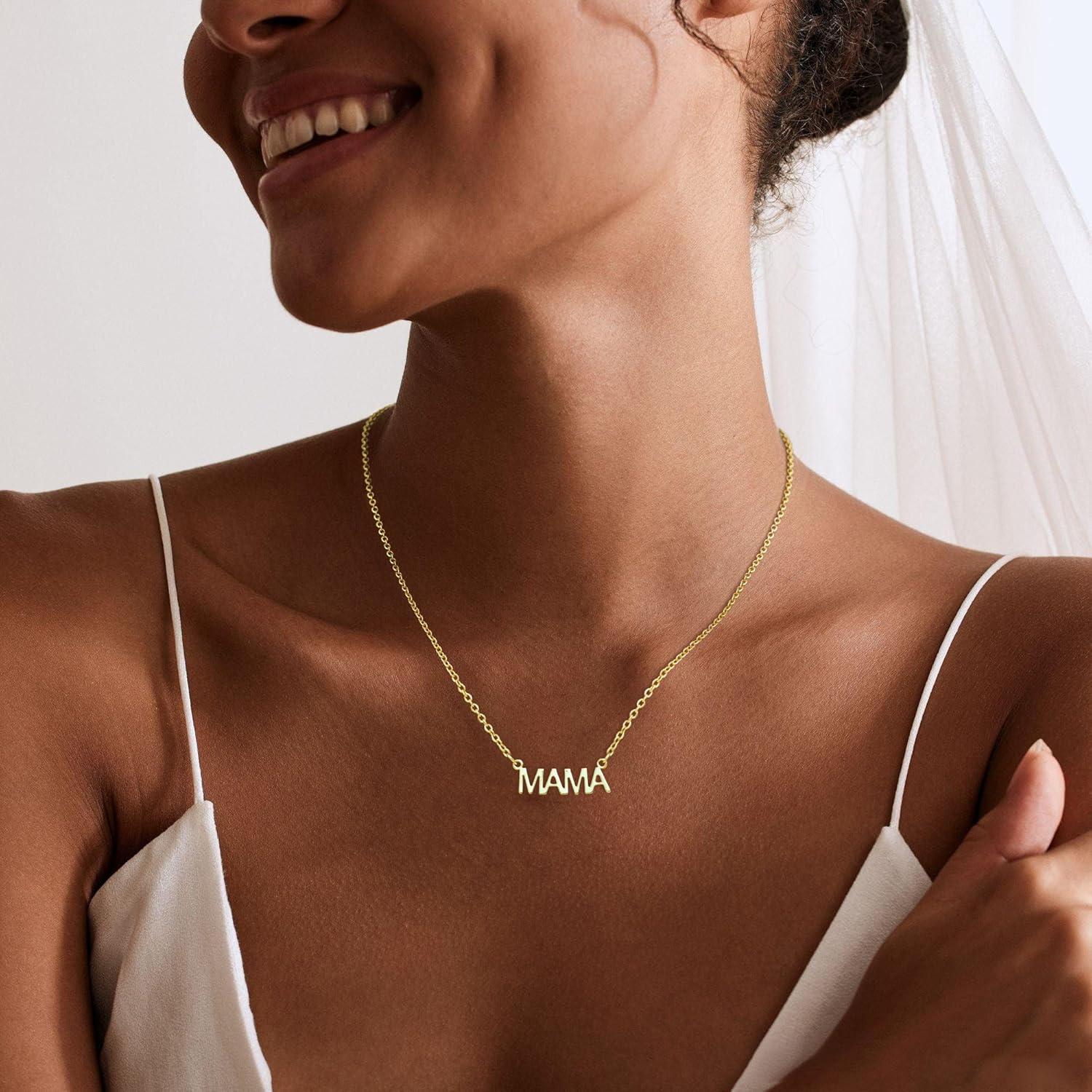 Gold Pearl Necklaces for Women Trendy, Single Pearl Drop Pendant Necklace 14k Dainty Gold Necklace for Women Simple Wedding Pearl Choker Bridesmaids Necklace Prom Jewelry Gifts - Image 6